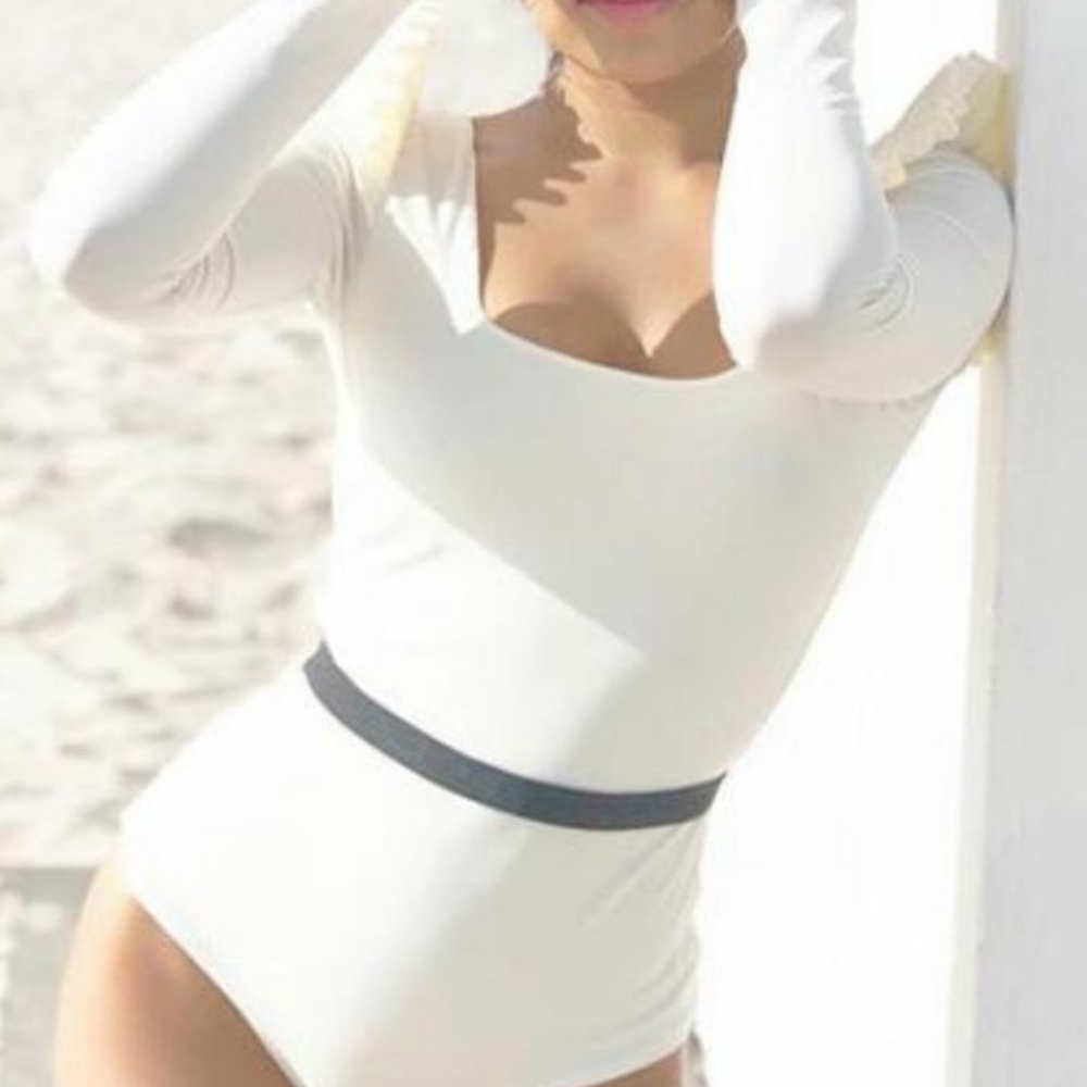 NWT Puntamar Ivory Agnes Pads Body Swimwear